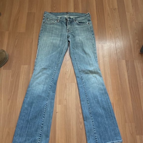 7 For All Mankind Lowrise Jeans - Picture 1 of 3